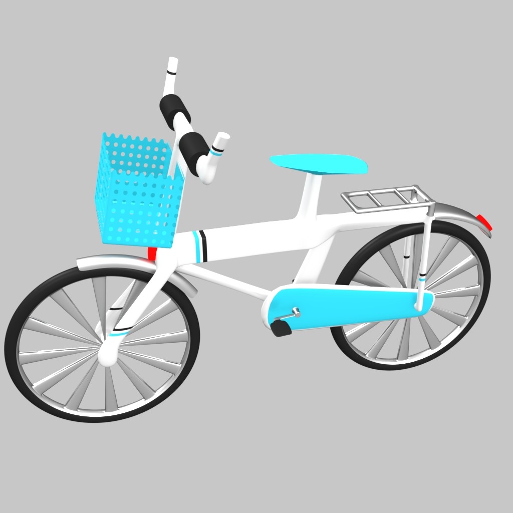 Baby Bicycle simple and Rigged preview image 1